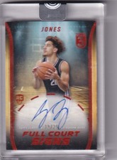 Topps 3 NBA 2024 No. FCS-CJ Colby Jones Rookie On-Card Auto Orange 19/25