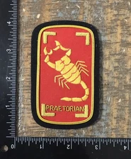 Roman Army Legion PRAETORIAN Guard Battle Shield Scorpion Bullion Patch