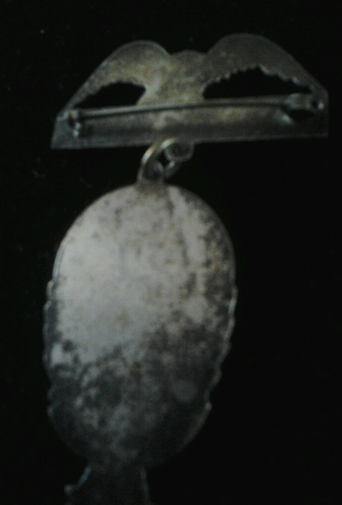 VINTAGE PIN LADIES OF THE GOLDEN EAGLE PIN BACK BROACH View 2