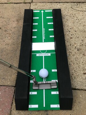JL Golf Putting Kanal Spiegel Ausrichttraining Aid Swing Line Trainer Auge 