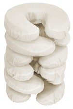 Master Massage 100 Cotton Fitted Flannel Face Pillow Covers 6 Pack Cream