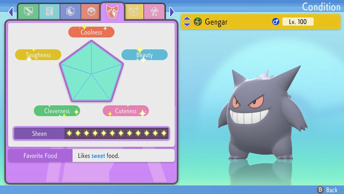 Shiny/non-shiny Gastly/gengar 6IV Brilliant Diamond/shining 