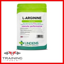 Lindens L-Arginine 500mg 90 Caps Vascular Performance Muscle Pump Nitric Oxide