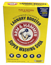 Arm  Hammer Super Washing Soda Household Cleaner  Laundry Booster 55 oz