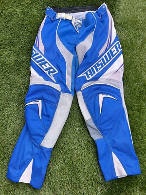 Answer Racing Alpha Pants Mens 28 Blue Motocross Dirt Bike