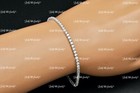 18k Solid White Gold ladies Diamond tennis bracelet  luckyhhhjewelry 2.75 ct — photo 9