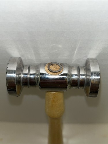 DOT & LINE HAMMER TEXTURING Textured Circle Metal Forming Former 10-1/2" Length - Picture 6 of 8