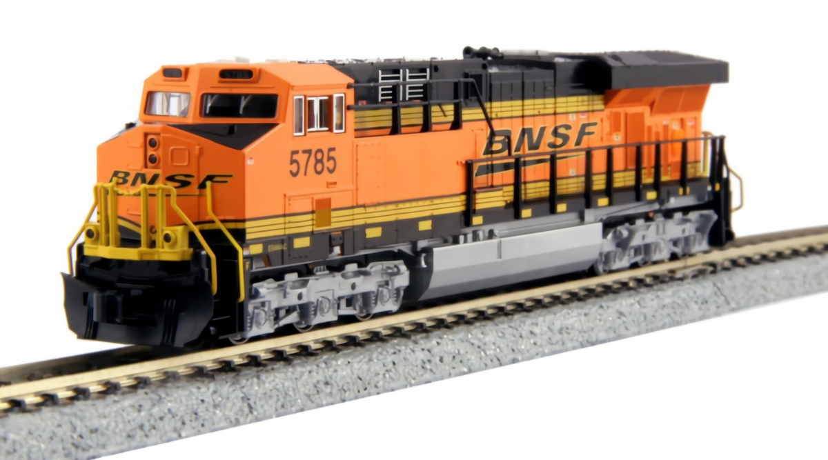KATO カトー　USA GE ES44AC BNSF N Scale Kato 176-8925 GE ES44AC BNSF Swoosh #5785 Diesel Engine
