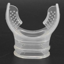 4pcs Transparent Silicone Bite Mouthpiece Non Toxic Odourless For Diving AP9