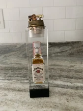 1977 JIM BEAM CONVENTION SOUVENIR LUCITE CIGARETTE TABLE LIGHTER MINT UNFIRED