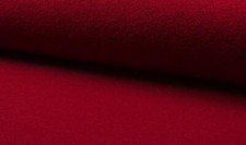 Luxury 100% Boiled Wool Fabric Material – RED