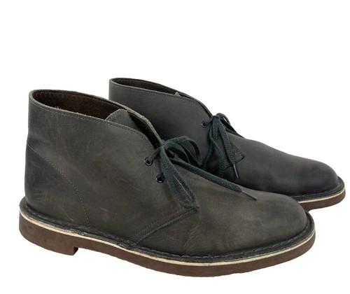 Clarks mens Bushacre 3 Chukka Boot, Black Leather, 9.5 US | eBay display picture 2