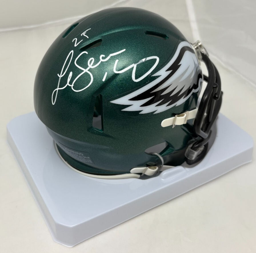 LeSean McCoy Autographed Signed Philadelphia Eagles Speed Mini Helmet PSA 203 