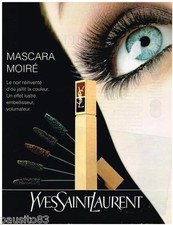 PUBLICITE ADVERTISING 095  1993  YVES SAINT LAURENT  maquillage MASCARA MOIRE