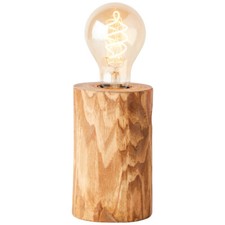 Brilliant 93112/36 Trabo Deko Tisch Lese Lampe Leuchte 15cm kiefer gebeizt Holz