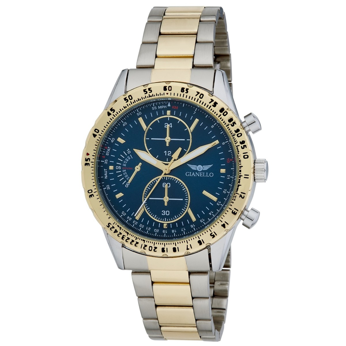 Blue and Gold Faux Chronograph Watch Audemars Piguet ROYAL OAK SELFWINDING CHRONOGRAPH “50TH  main image 2