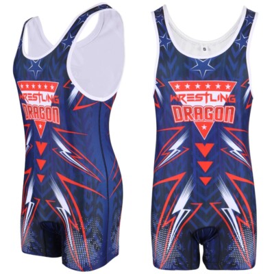 Dragon Pro Wrestling Singlet – Men's MMA Lycra Stretch Combat