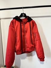 I Am Gia Red Hoodie Coat Size S