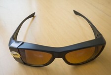 HD Night Vision Glasses Men Women Driving Sports Wraparound Fit Over Anti Glare