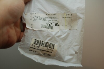 4 NOS GENUINE Arctic Cat 0115-602 Brake Return Spring (QTY-4) NEW OLD STOCK OEM