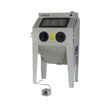 Cabine De Sablage 350L Pédale De Sablage 2 Portes Latérales Pistolet De Sablage