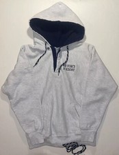 Vintage US Air Force Academy USAFA MV Reverse Weave Hoodie Gray 90s L Large