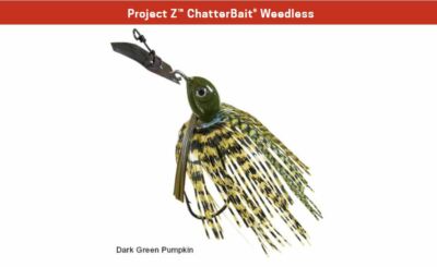Z-Man Project Z Weedless Chatterbait 3/8 oz - Dark Green Pumpkin