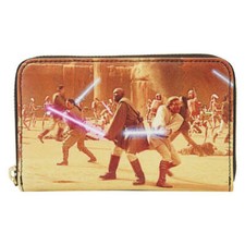 Licensed Loungefly Star Wars Episode II Attack of the Clones Zip Around Wallet