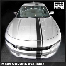 Dodge Charger 2015 2016 2017 2018 2019 Side Offset Over-the-top Stripes Decals