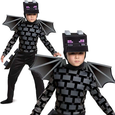 Minecraft Halloween Kostüm, Ender Dragon Borderlands Karnevalskostüm 109-126 cm