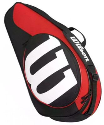 Wilson WRZ820603 Black Red Match II Pack Tennis Bag One Size