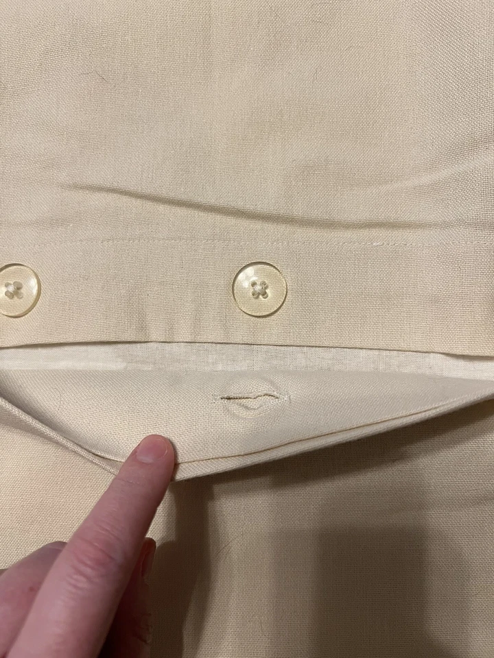 NWOT Pottery Barn Chevron Crewel Embroidered Lumbar Pillow Cover Fall Honey Gold - Image 4 of 4