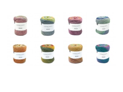 Katia -  MOOI - Garn - 150g - LL 495m - Frühjahr/Sommer - (14,50/100g)
