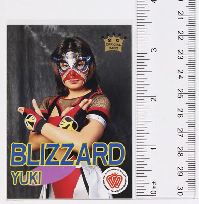 BLIZZARD YUKI - All Japan Women Pro-Wrestling official card | eBay