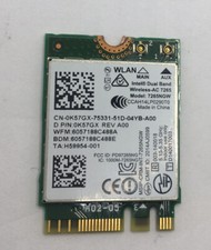 HP Intel 7265NGW Dual Band Wireless Card