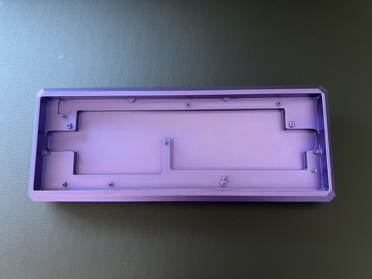 Kbdfans 5 Degree Purple Anodized Aluminum 60% Keyboard Case | eBay