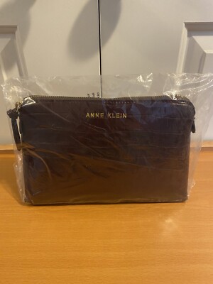 Anne Klein cosmetic bag. New, never opened still in plastic
