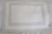 Pottery Barn Kids Reagan Nursery Toddler Gray Geo Quilt New Without Tag NLA