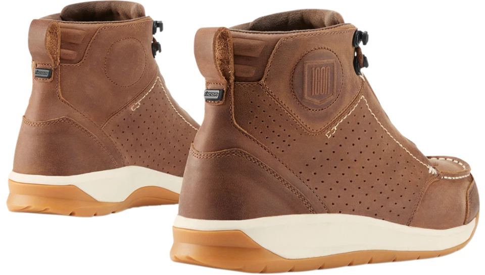 NOVO ICON 3403-0934 Truant 2 Botas - Marrom - Tamanho 8 - MOTOCICLETA/ATV - Imagem 2 de 3