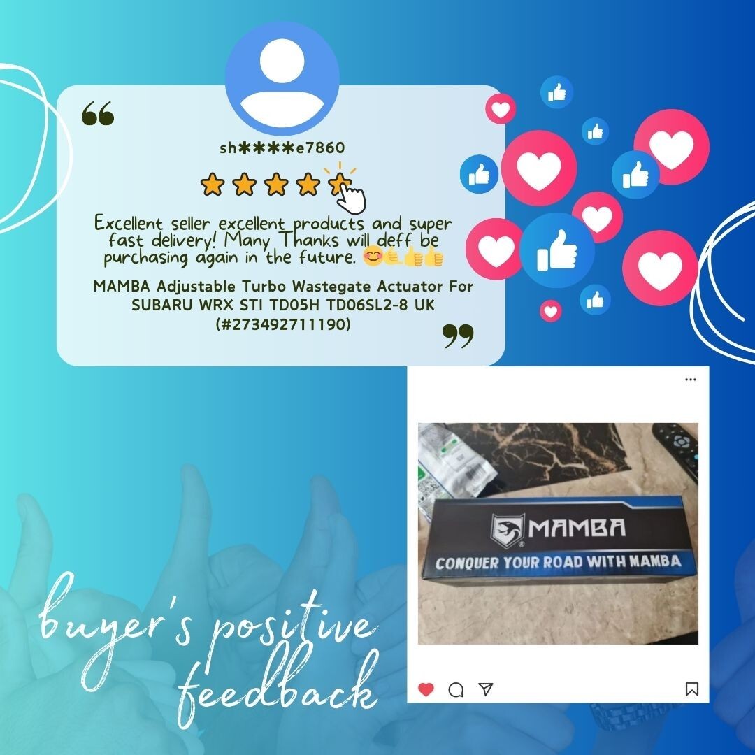 MAMBA Adjustable Turbo Wastegate Actuator For SUBARU WRX STI TD05H TD06SL2-8 UK