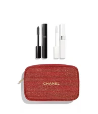 NEW CHANEL Red bag Holiday Set Go to Extremes Mascara & Primer Limited Ed. Gift