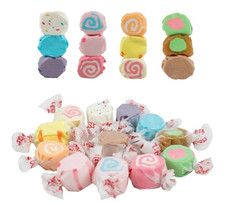 Taffy Town Salt Water Taffy, 12 Assorted Flavors, Soft Chewy Candy 2 Pounds
