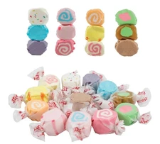 Taffy Town Salt Water Taffy, 12 Assorted Flavors, Soft & Chewy Candy (2 Pounds)