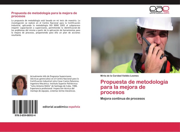 Mirta De La Caridad ValdéS Lesmes | Propuesta De MetodologíA Para La Mejora...-image