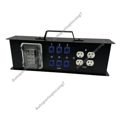 L14-30 30A Input 6*Powercon 220V+4*Edison 110V Output Power Distro Box