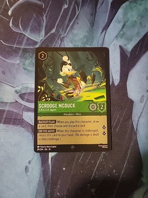 Scrooge McDuck - S.H.U.S.H. Agent 89/204 Whispers in the Well Cold Foil