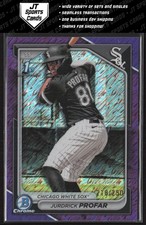 2024 Bowman Chrome Jurdrick Profar BCP-218 1st Purple Shimmer Refractor /250