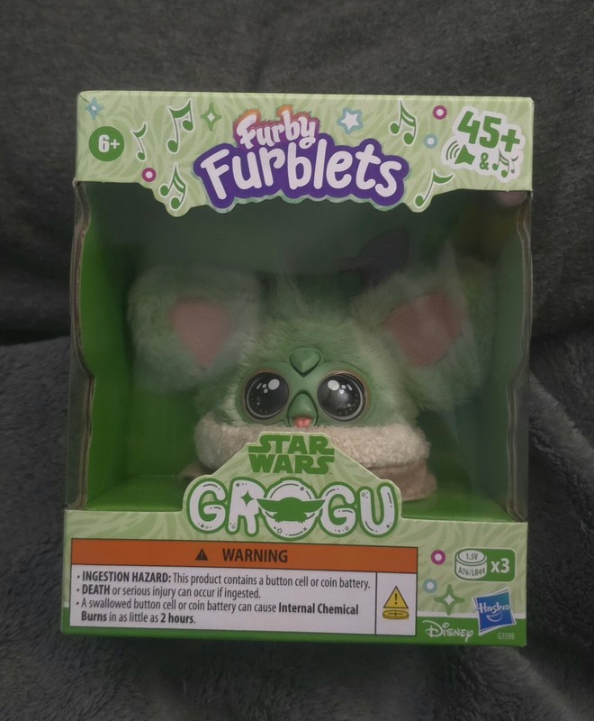 Hasbro Furby Furblets Star Wars Grogu 45+ Sounds Interactive Plush Toy NIB CUTE!