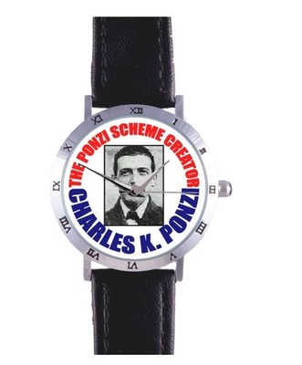 CHARLES K PONZI WATCH: SCHEME, CON ARTIST, FRAUD, CHARLATAN, RARE COLLECTIBLE