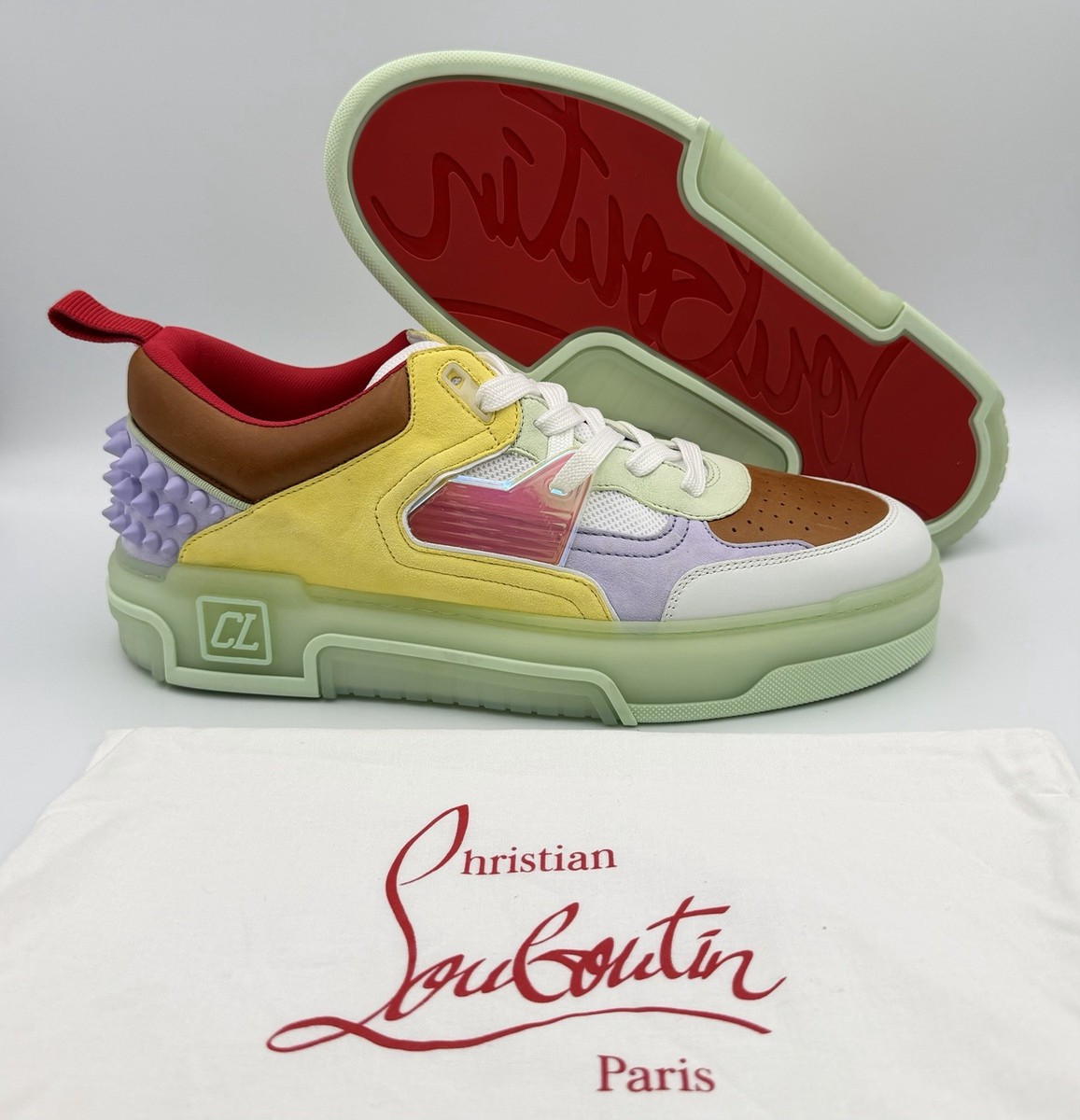 AUTHENTIC Christian Louboutin Astroloubi low-top trainers Size